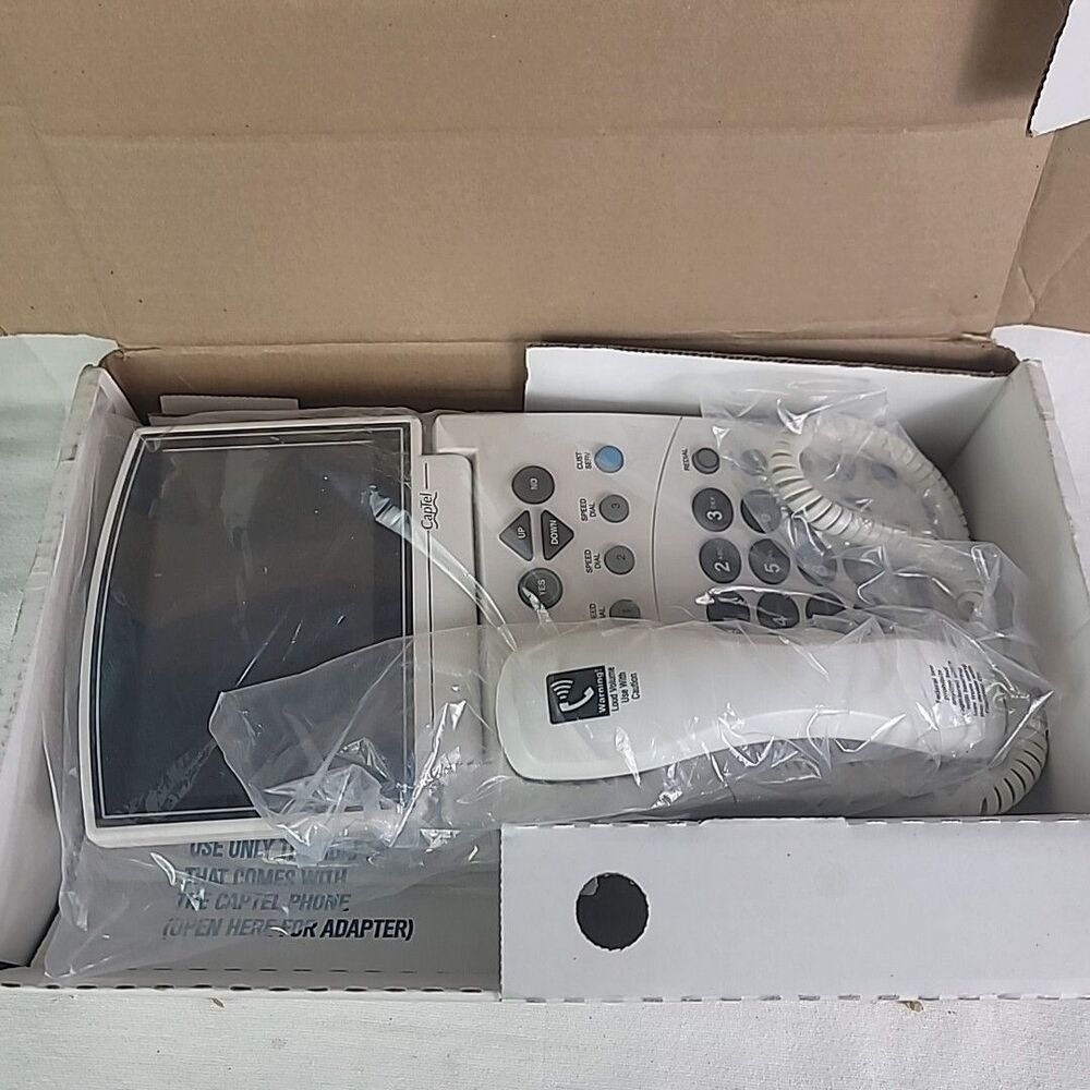 Ultratec Captel Model 840i Captioned Screen Wifi Telephone For Hearing Impaired